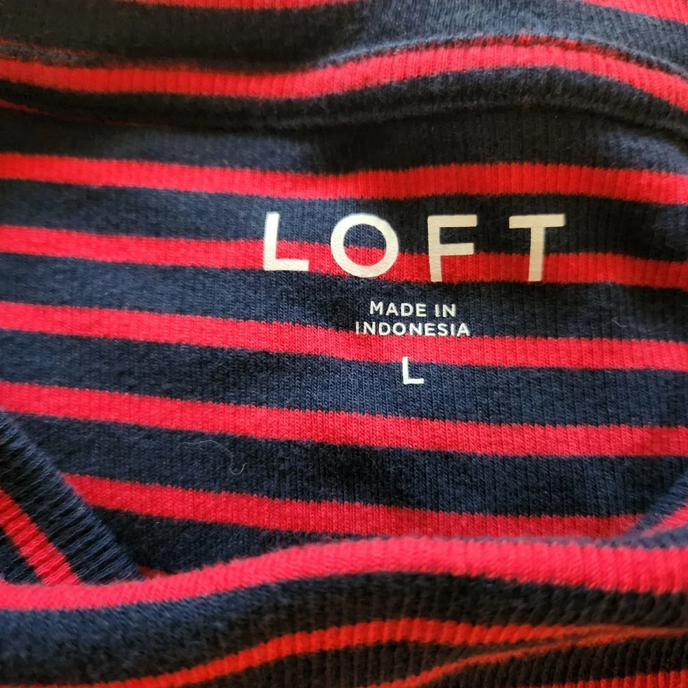 Loft Ribbed Baby Tee - Picture 3 of 3